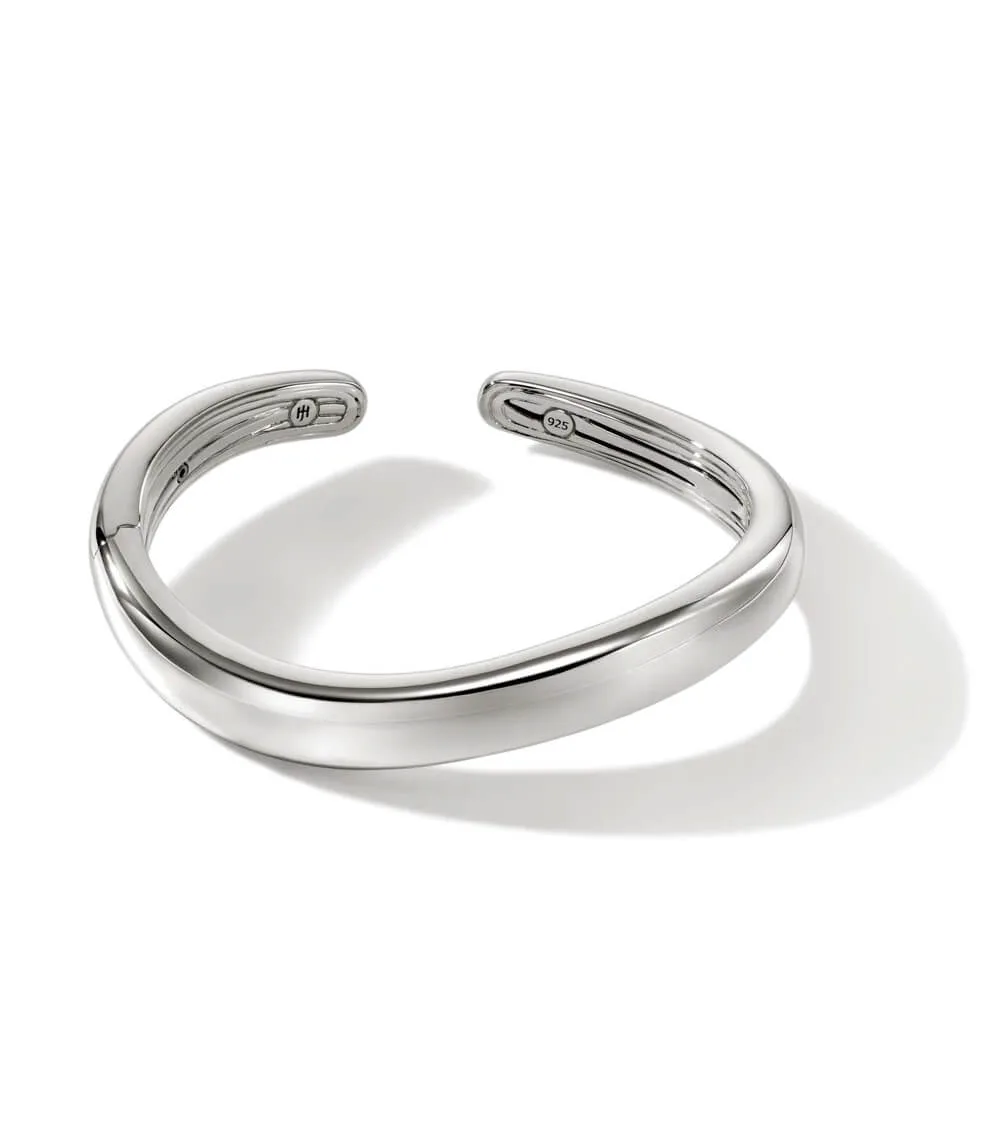 Surf Kick Cuff, Sterling Silver, Slim – Posh Jewellers