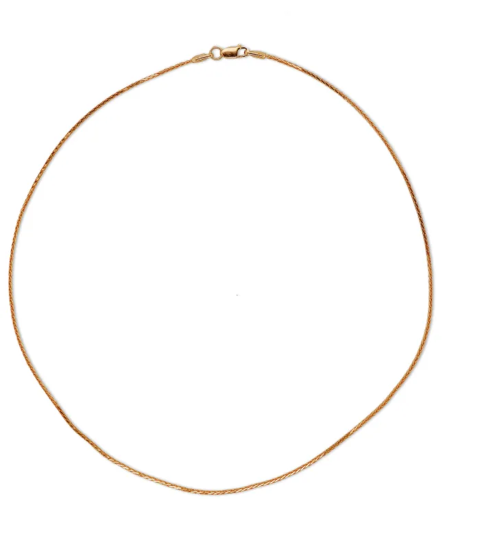 22Kt Gold Wheat Chain Bracelet